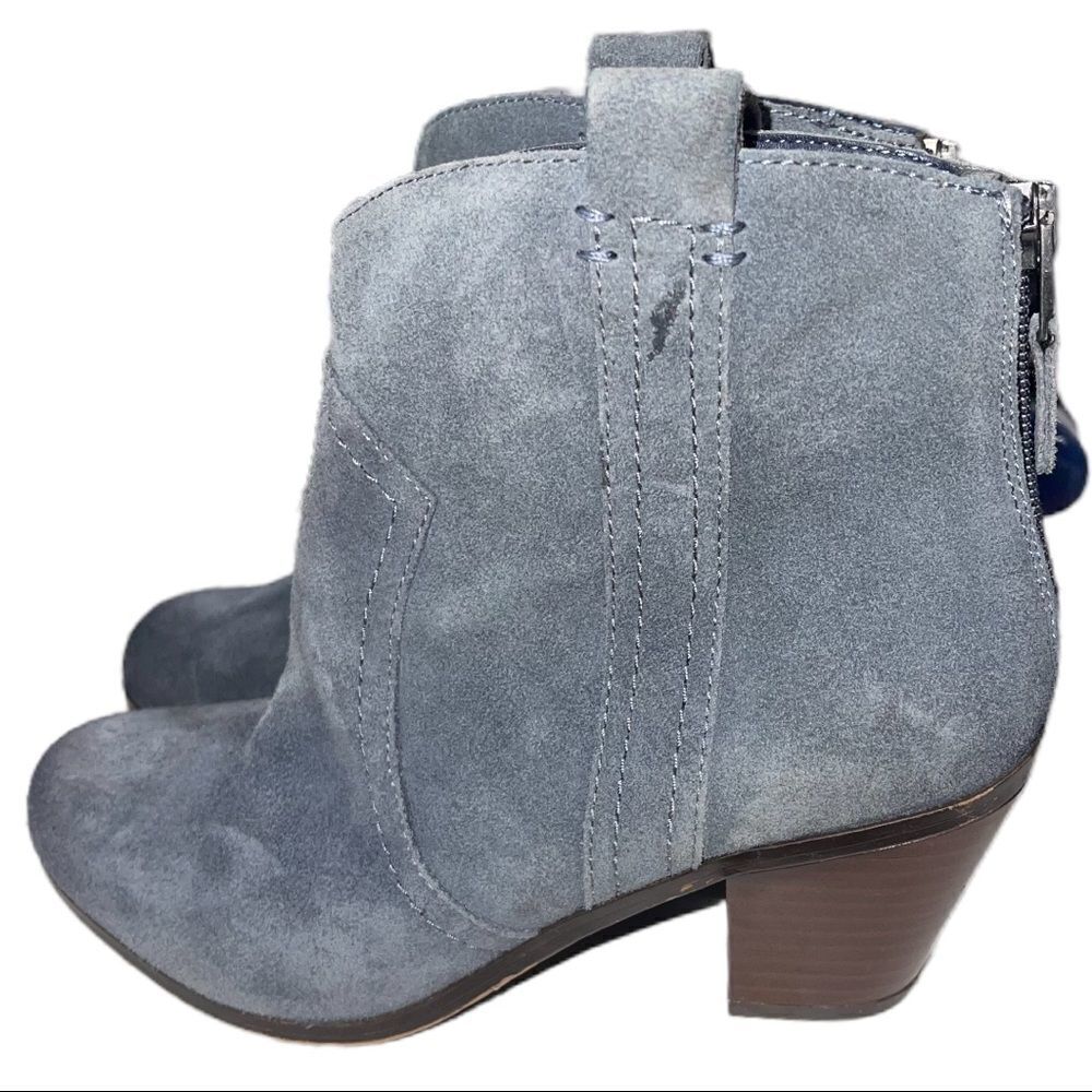 Sam Edelman Blue‎ / Grey Suede Ankle Boots